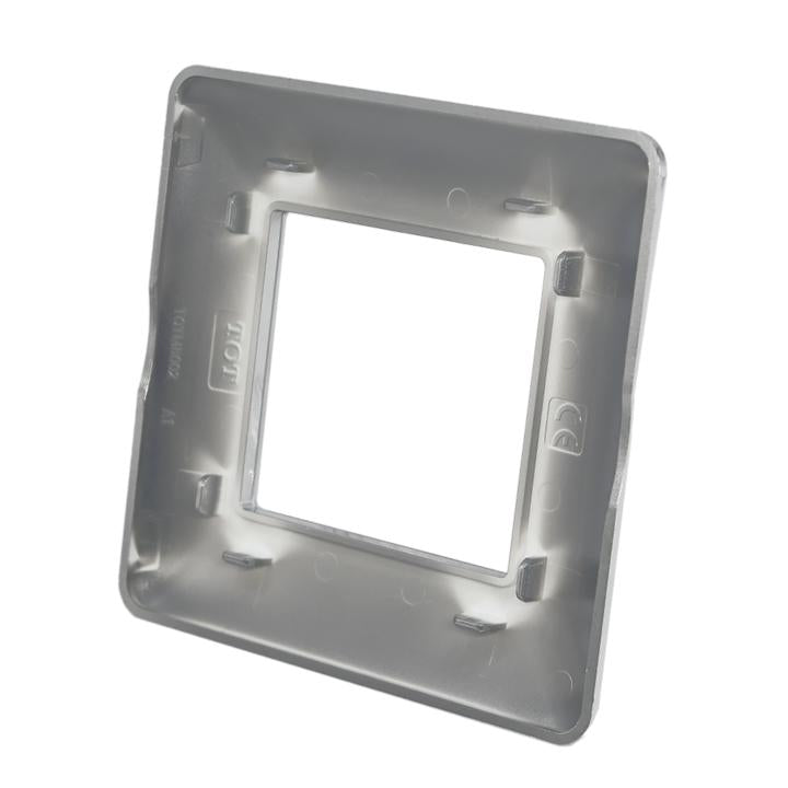 PLACCA 5002-04 2P ARGENTO CROMATO MTX TECNOPOLIMERO