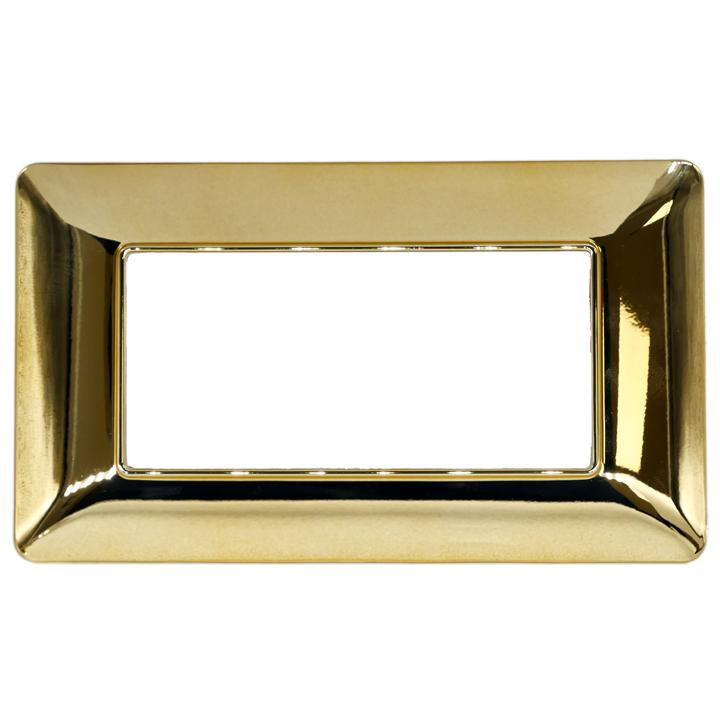 PLACCA 8004-03 4P ORO LUCIDO/MTX TECNOPOLIMERO