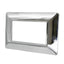 PLACCA 8004-04 4P ARGENTO CROMO