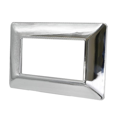PLACCA 8004-04 4P ARGENTO CROMO