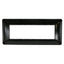 PLACCA 8007-10 6P NERO BISTRO SIMIL-MTX TECNOPOLIMERO