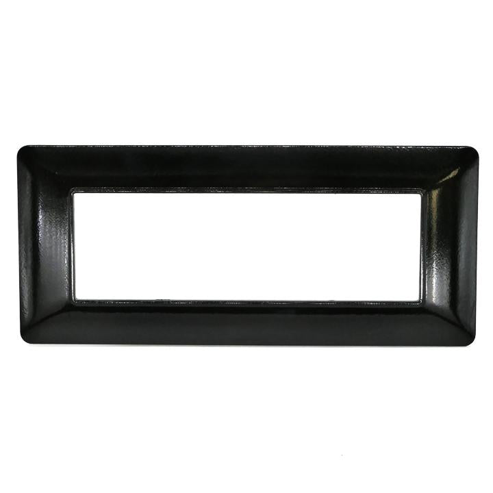 PLACCA 8007-10 6P NERO BISTRO SIMIL-MTX TECNOPOLIMERO