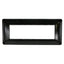 PLACCA 8007-10 6P NERO BISTRO SIMIL-MTX TECNOPOLIMERO