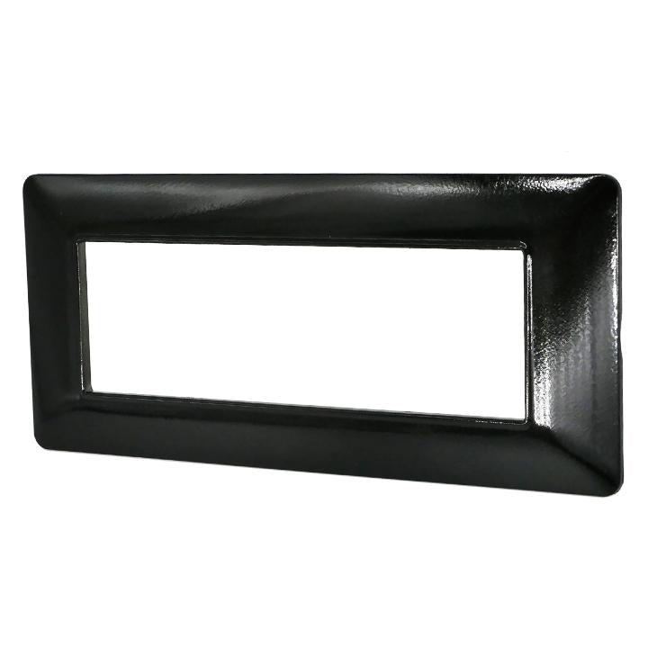PLACCA 8007-10 6P NERO BISTRO SIMIL-MTX TECNOPOLIMERO