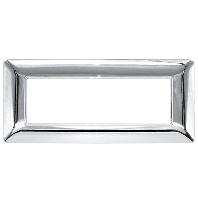 PLACCA 8007-04 6P ARGENTO CROMATO/MTX TECNOPOLIMERO