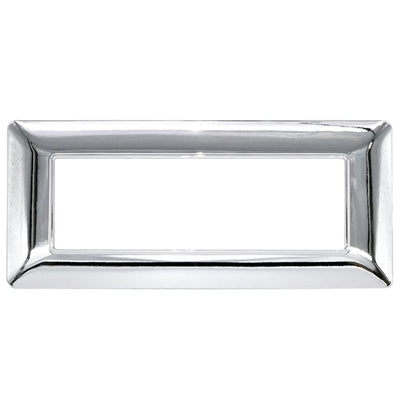 PLACCA 8007-04 6P ARGENTO CROMATO/MTX TECNOPOLIMERO