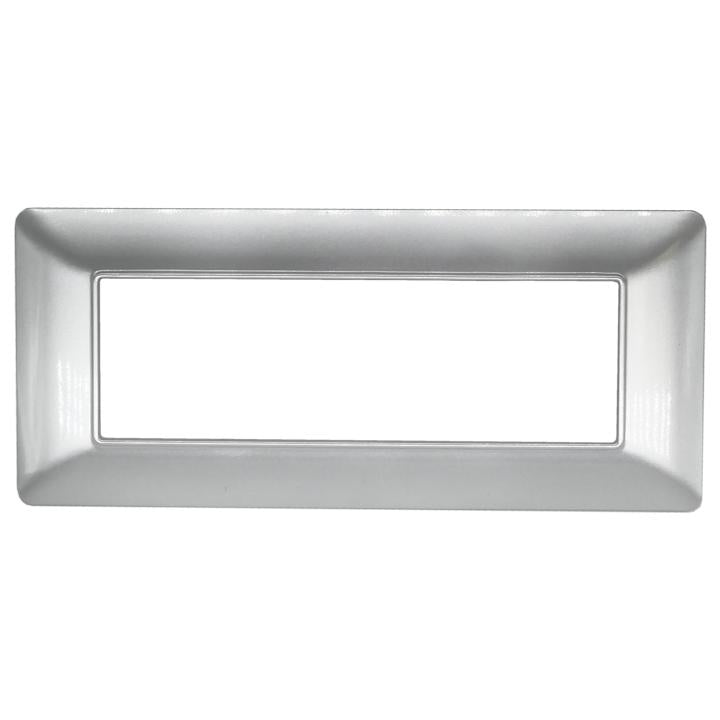 PLACCA 8007-05 6P ARGENTO/MTX  T3 TECNOPOLIMERO