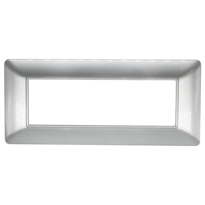 PLACCA 8007-05 6P ARGENTO/MTX  T3 TECNOPOLIMERO