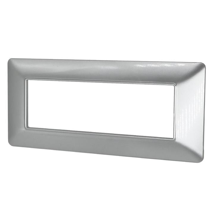 PLACCA 8007-05 6P ARGENTO/MTX  T3 TECNOPOLIMERO