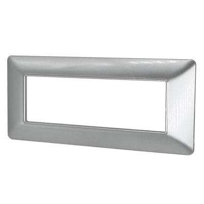 PLACCA 8007-05 6P ARGENTO/MTX  T3 TECNOPOLIMERO