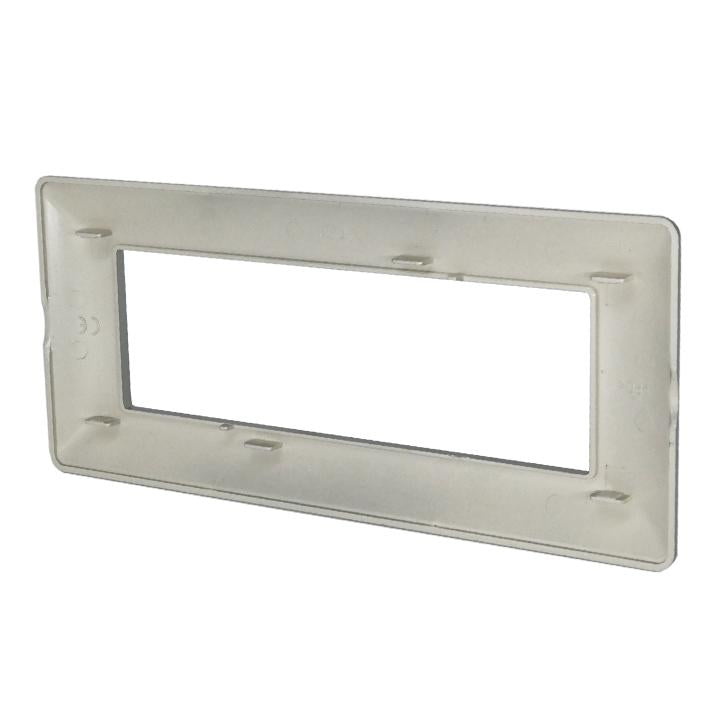 PLACCA 8007-05 6P ARGENTO/MTX  T3 TECNOPOLIMERO