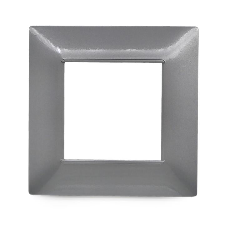 PLACCA 6002-20 2P PLATINO/VMR-PLN TECNOPOLIMERO