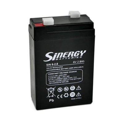 BATTERIA SINERGY AGM 6V 2,8AH