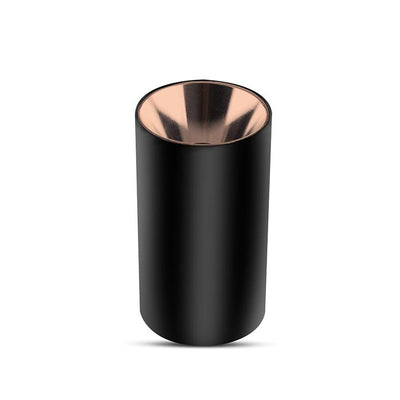 GU10 FITTING ROTONDO NERO ORO ROSA