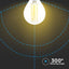 LED LAMPADINA 6W FILAMENTO E14 P45 TRASPARENTE 2700K