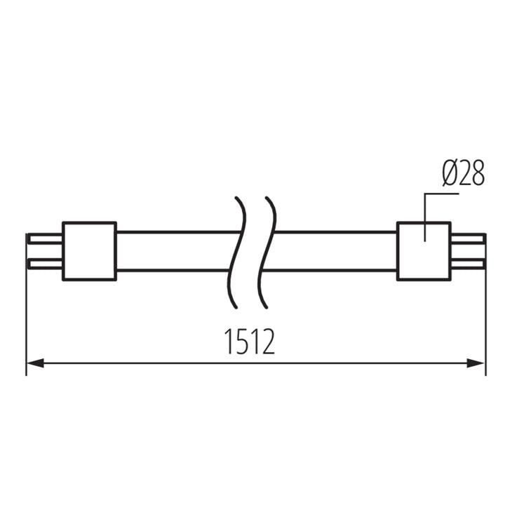 LAMPADINA LED T8 LED GLASSV4 24W-NW - KANLUX