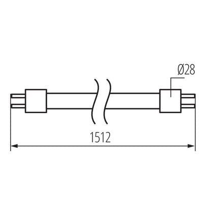 LAMPADINA LED T8 LED GLASSV4 24W-NW - KANLUX