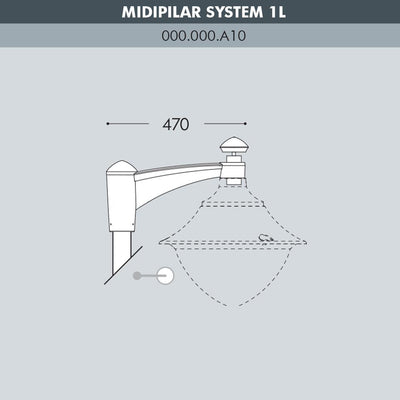 MIDIPILAR SYSTEM 1L NERO