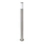 E27 PALETTO CON LAMPADA 110CM CORPO IN ACCIAIO INOX SATIN NICKEL IP44