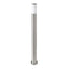 E27 PALETTO CON LAMPADA 110CM CORPO IN ACCIAIO INOX SATIN NICKEL IP44