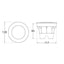 CECI 120 3L NERO LED GX53 3W   CCT 3IN1 FARETTO CARRABILE