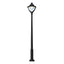 EKTOR 2,5MT + BEPPE400 BLACK+LLAMPADINA LED 50W 4000K