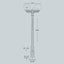 GIGI BISSO/G250 2L BIANCO OPALE 2X8,5W CCT 2700-6500