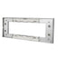 PLACCA 8007BL-3 7P SILVER/INT-LGT VETRO