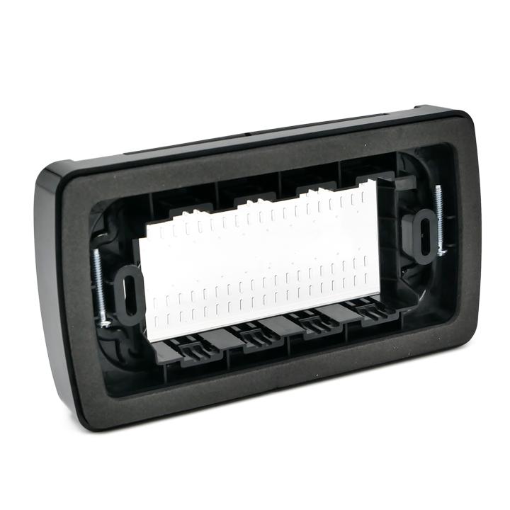 PLACCA IDROBOX IP55 4P NERO/IN