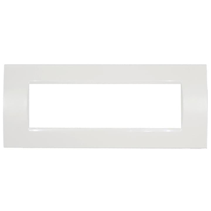 PLACCA 1007-1 7P BIANCA/LGT TECNOPOLIMERO T1