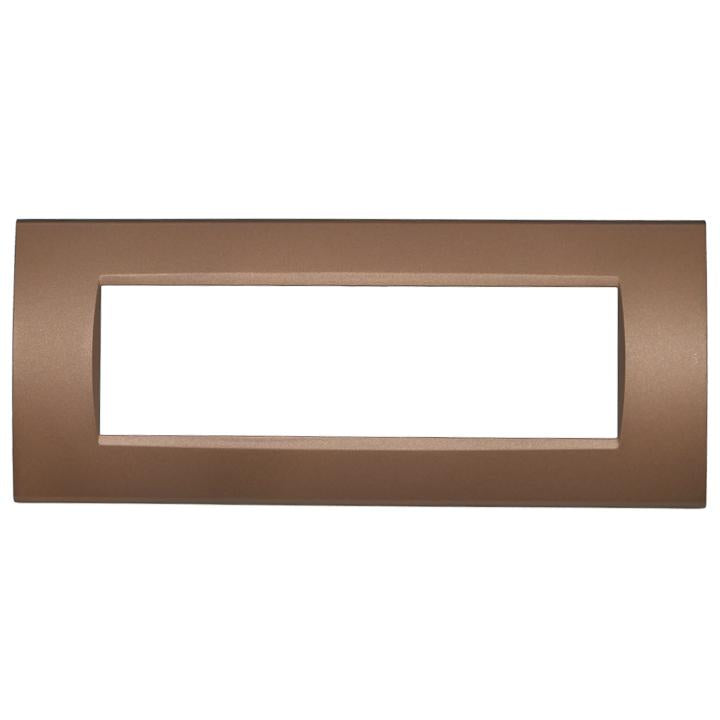 PLACCA 8007-14 7P BRONZO/LGT TECNOPOLIMERO