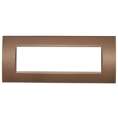 PLACCA 8007-14 7P BRONZO/LGT TECNOPOLIMERO