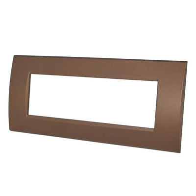 PLACCA 8007-14 7P BRONZO/LGT TECNOPOLIMERO