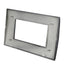 PLACCA 8004-2 4P NERO /LGT TECNOPOLIMERO T1
