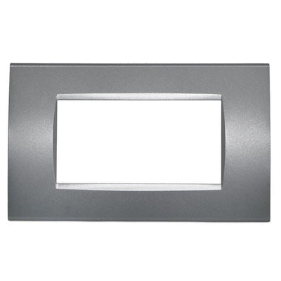 PLACCA 1004-8 4P GRIGIO SCURO/LGT T1 TECNOPOLIMERO