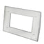 PLACCA 8004-8 4P GRIGIO SCURO/LGT T1 TECNOPOLIMERO
