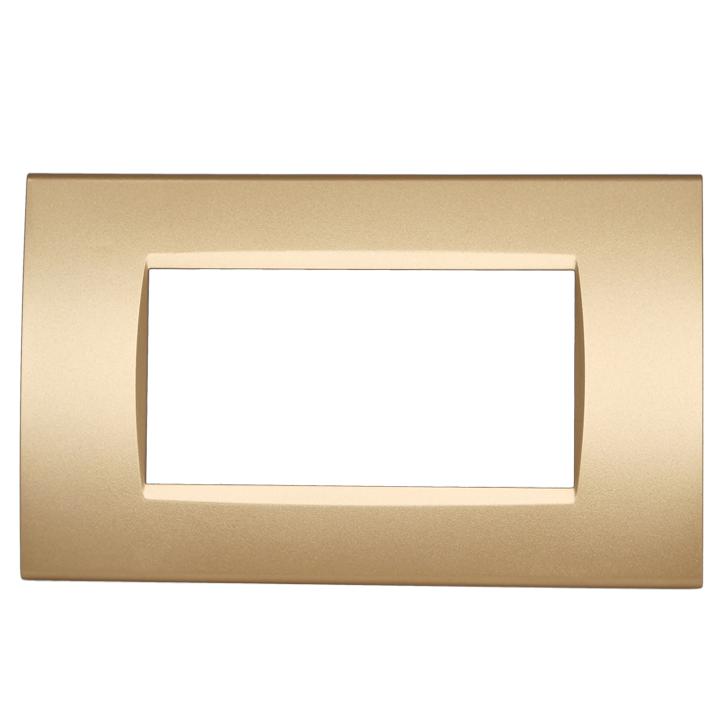 PLACCA 8004-12 4P SABBIA/LGT TECNOPOLIMERO T1
