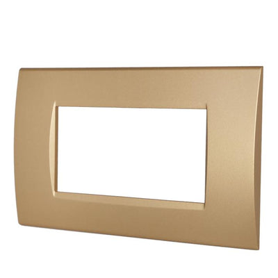 PLACCA 8004-12 4P SABBIA/LGT TECNOPOLIMERO T1