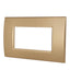 PLACCA 8004-12 4P SABBIA/LGT TECNOPOLIMERO T1