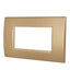 PLACCA 8004-12 4P SABBIA/LGT TECNOPOLIMERO T1