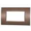 PLACCA 8004-14 4P BRONZO/LGT TECNOPOLIMERO T1