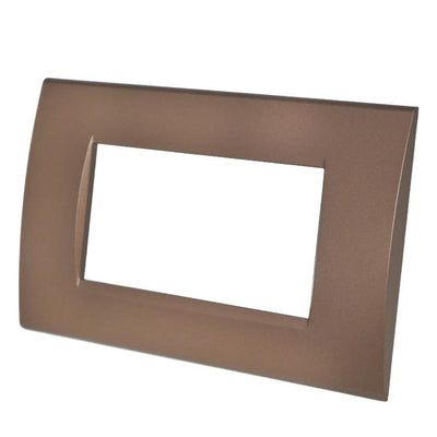 PLACCA 8004-14 4P BRONZO/LGT TECNOPOLIMERO T1