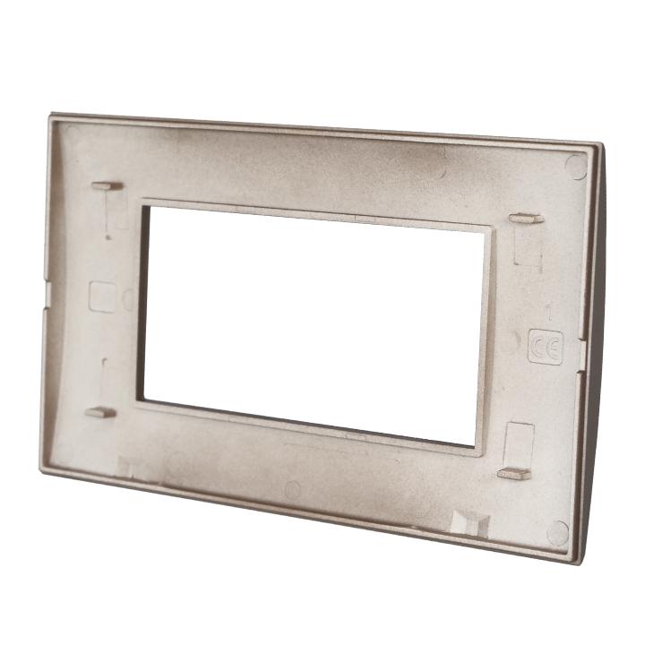 PLACCA 8004-14 4P BRONZO/LGT TECNOPOLIMERO T1