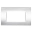 PLACCA 1004-9 4P SILVER/LGT TECNOPOLIMERO T1