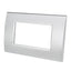 PLACCA 1004-9 4P SILVER/LGT TECNOPOLIMERO T1