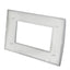 PLACCA 8004-9 4P SILVER/LGT TECNOPOLIMERO T1