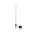 BRUNA 80 BRASS COLOUR SOLAR &  RECHARGEABLE BATTERY