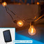 ALLEGRA SOLAR & RECHARGEABLE 3000K BLACK  5MT+3MT CABLE
