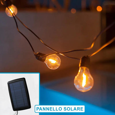 ALLEGRA SOLAR & RECHARGEABLE 3000K BLACK  5MT+3MT CABLE