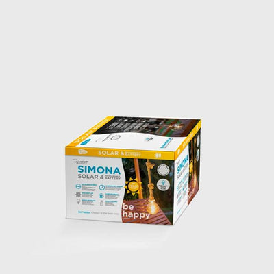 SIMONA 180 JUTE COLOUR SOLAR & RECHARGEABLE 1 LAMPADA 3000K